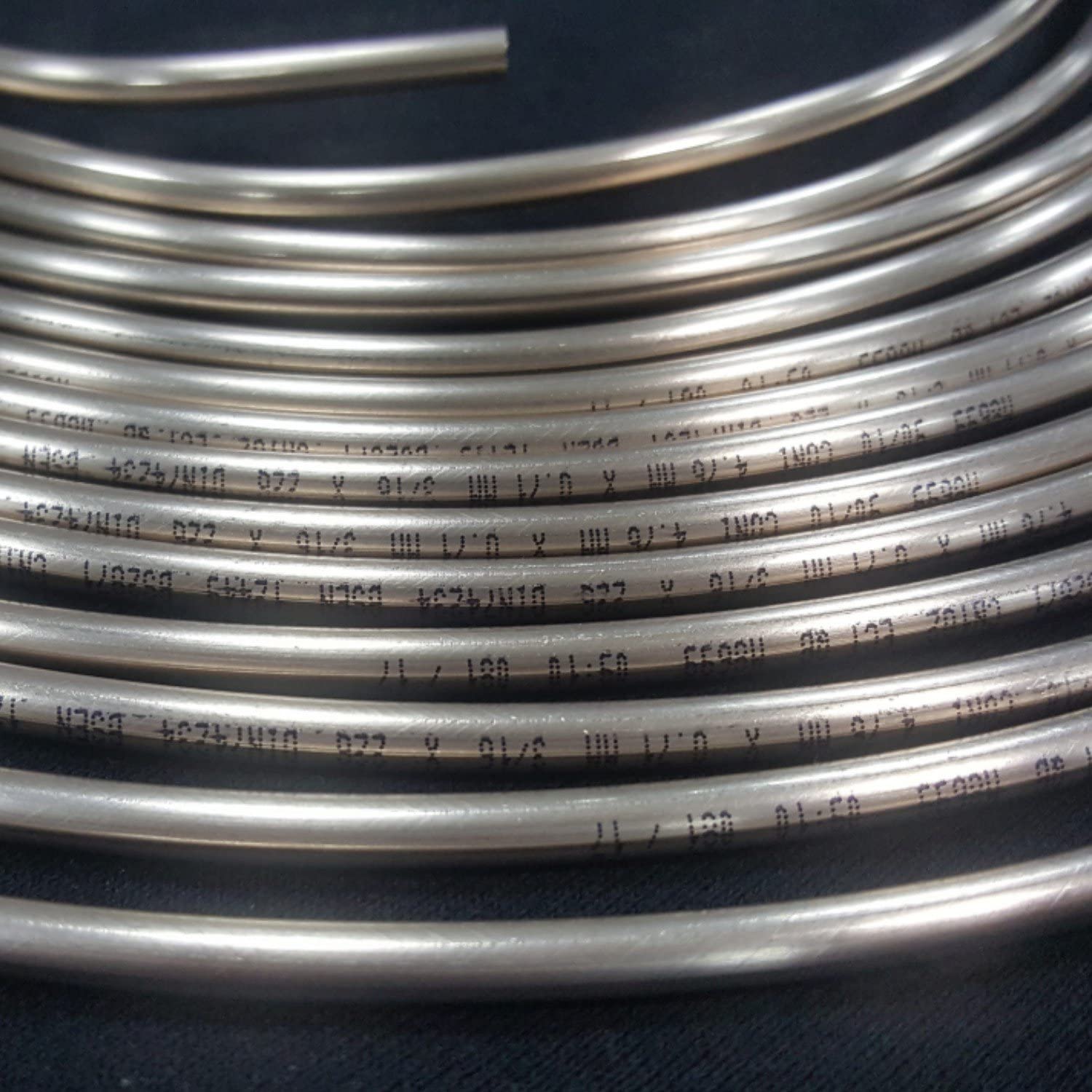 10m Bremsleitung Ø 4,75 mm Kupfer-Nickel Kunifer mit Allgemeiner Betriebserlaubnis ABE Bremsrohr Zubehör-Austausch-Bremsleitungen DIN 74 234 konform nur noch biegen und bördeln