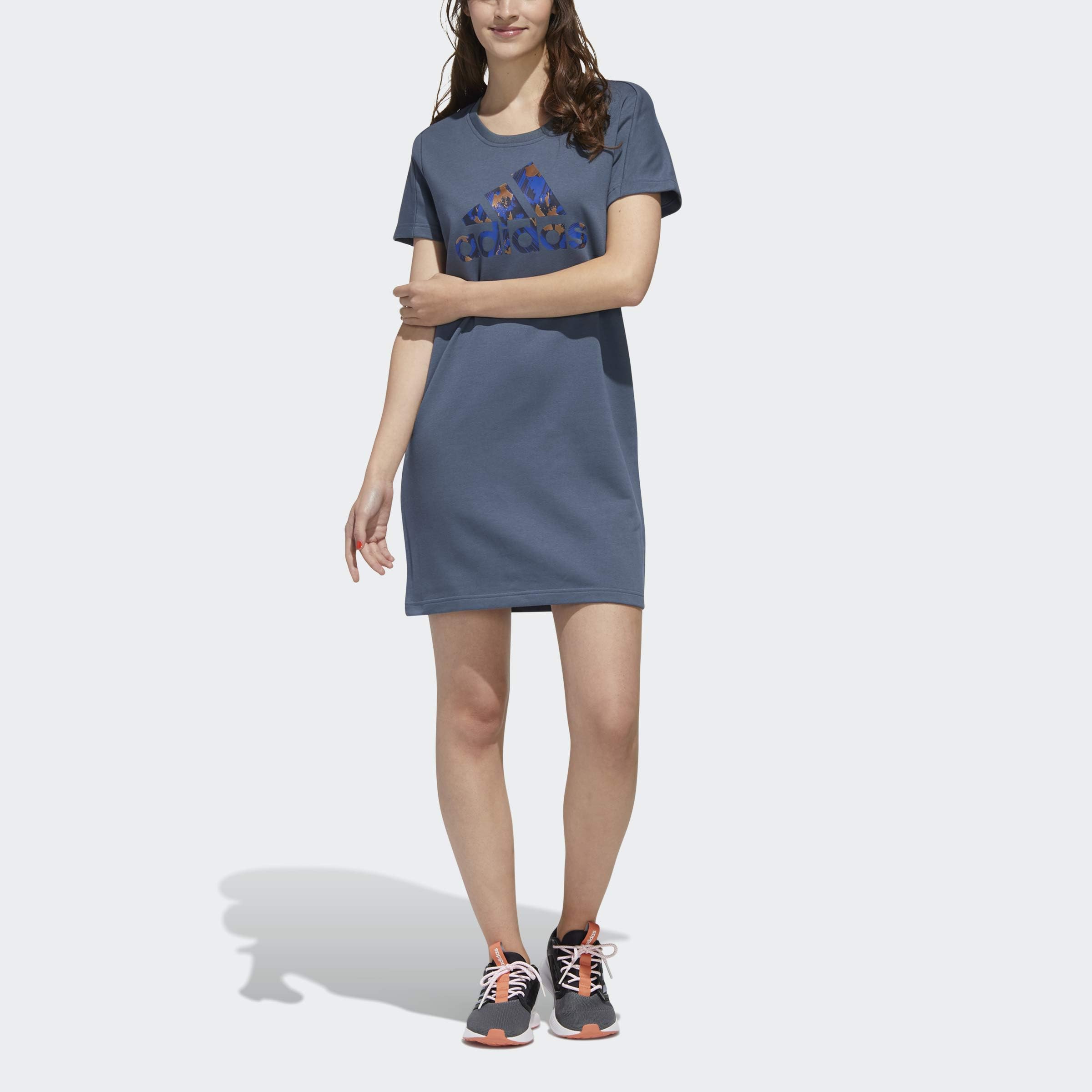 olive green adidas dress