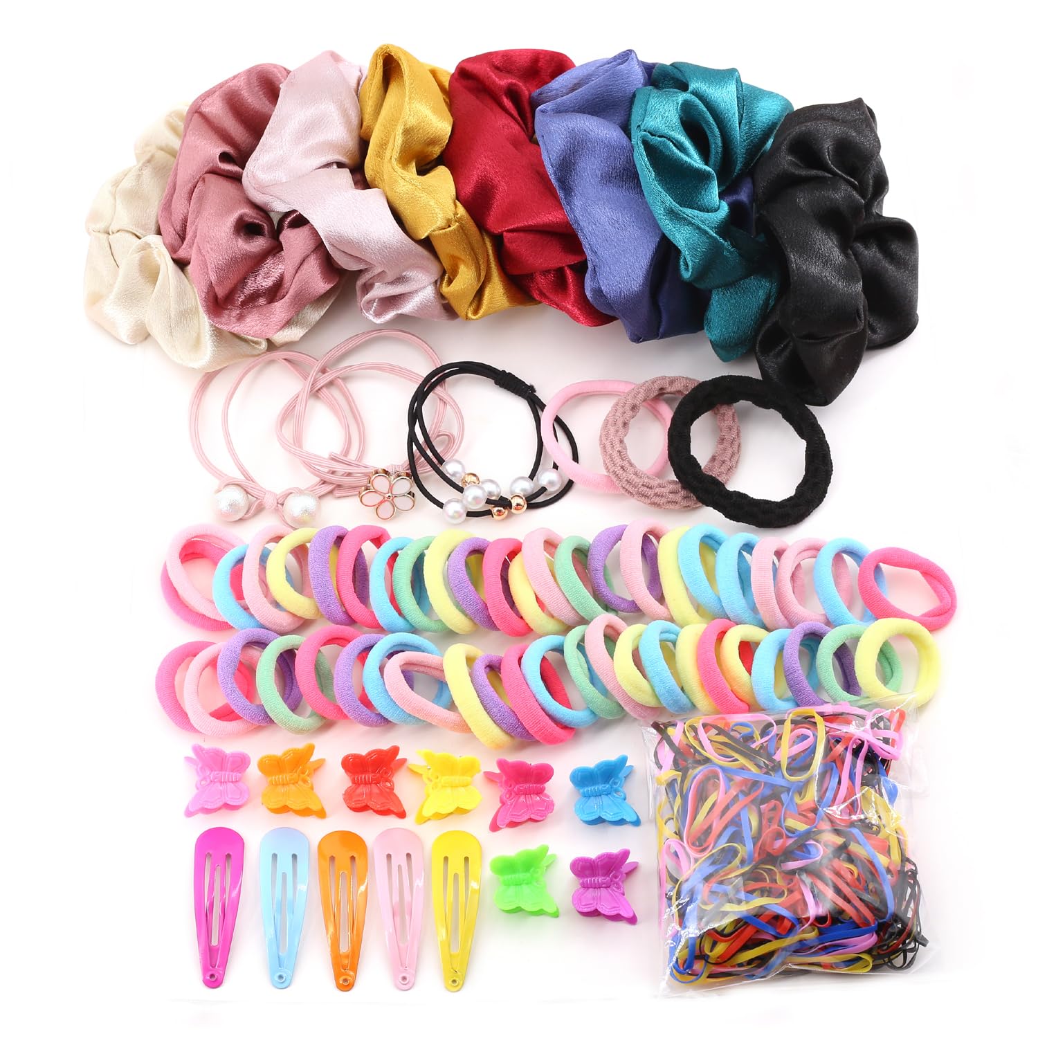 327 Pcs Hair Accessories Set for Toddlers