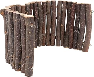 Balacoo 1pc Wooden Fence Wood Hideout for Guinea Pigs Hamster Wood Bridge Hamster Bridge Hamster Climbing Bridge Wooden Hamster Hideout Natural Wooden Hamster Tunnel The Swing Hammock