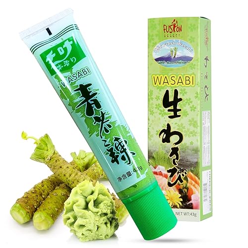Fusion Select 1 paquete de Wasabi japonés auténtico preparado en tubo para sushi, sashimi, poke Bowl, comida japonesa