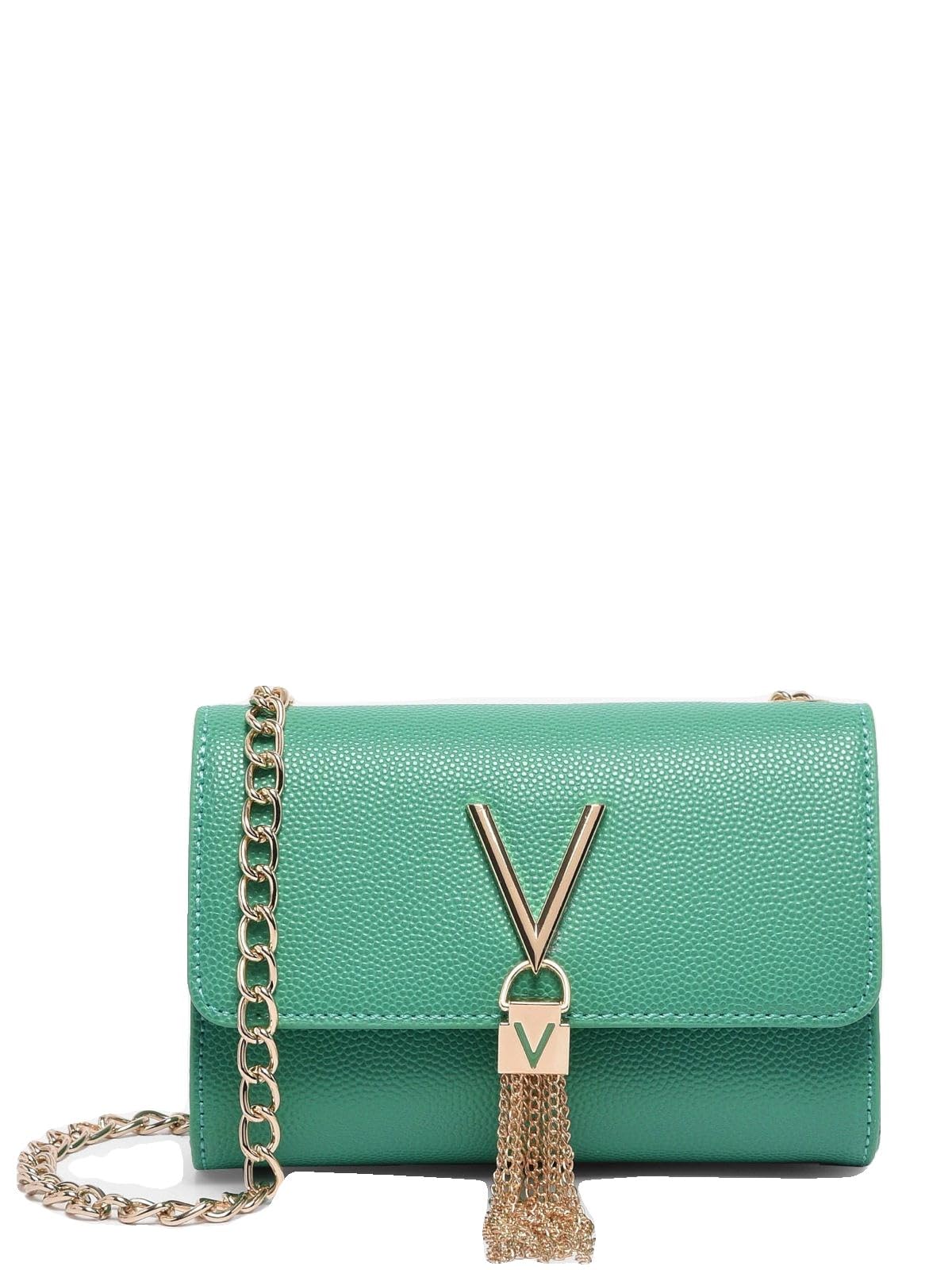 Valentino Umhängetasche Abendtasche Divina Clutch Smeraldo grün