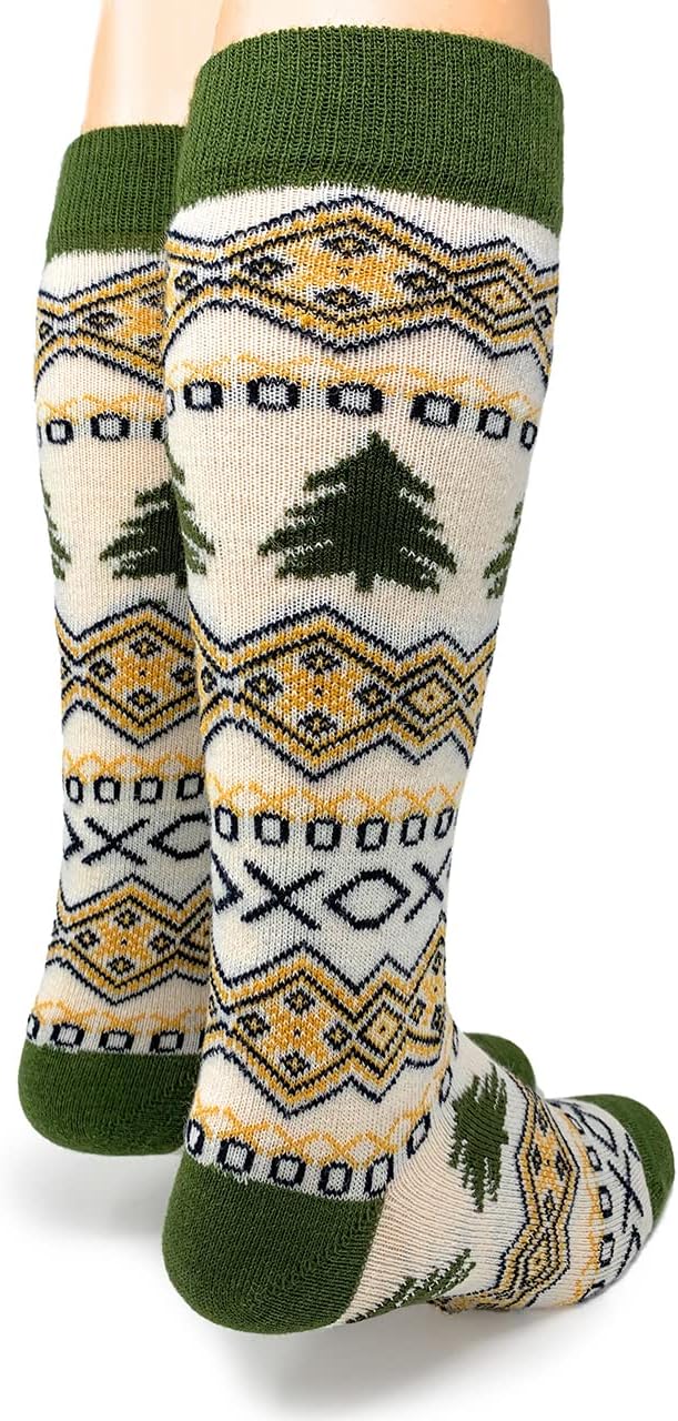 WARRIOR ALPACA SOCKS - Cozy Alpaca Wool Fun Novelty/Camp Socks for Men & Women | Soft, Warm, Hypoallergenic | 1 Pair - Image 2