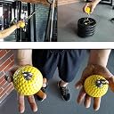 THE STYLE SUTRA® Chin Up Grip Ball Sturdy Fitness Equipment for Kettlebells Forearm Household 7cm gallery image