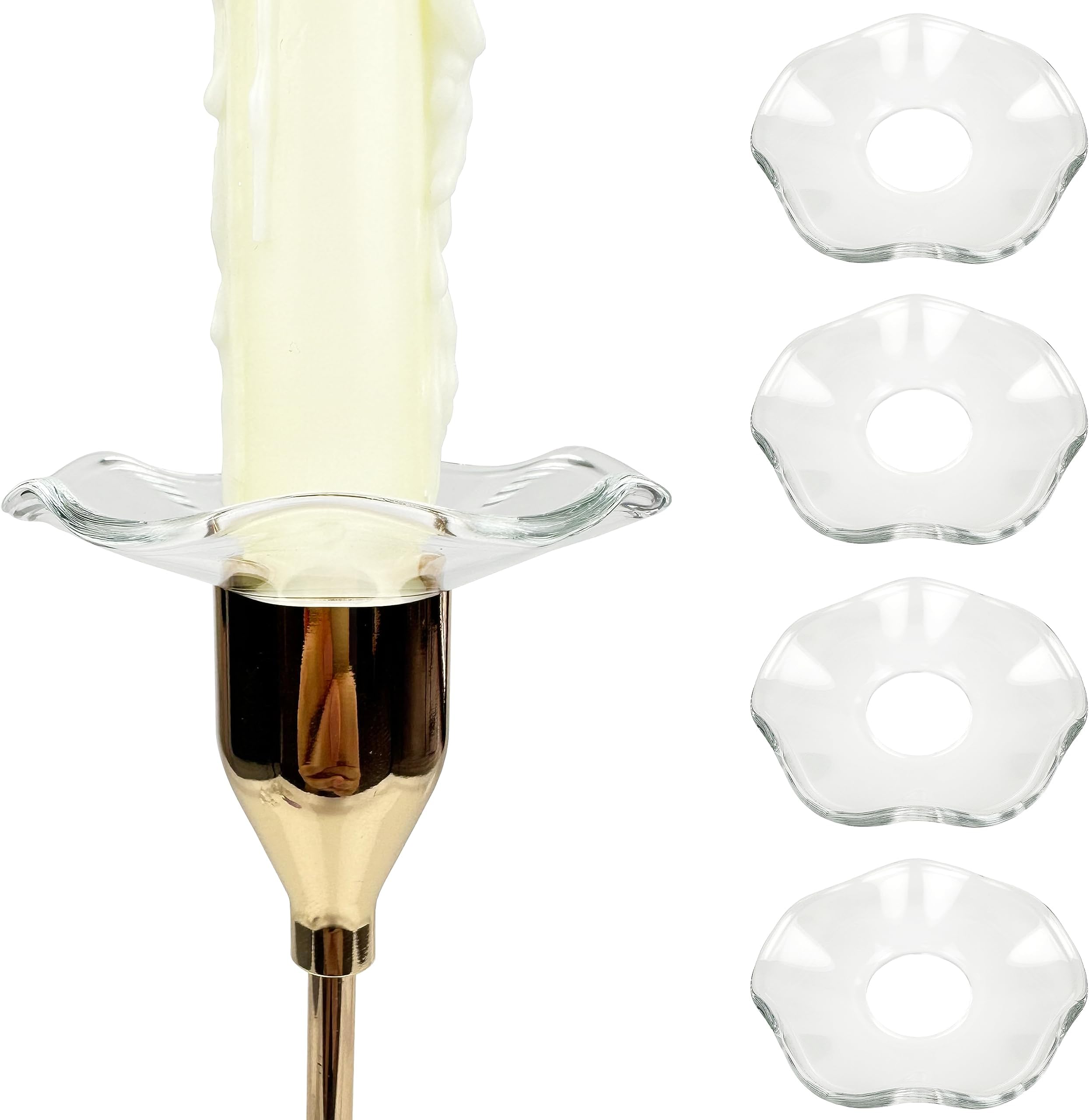 Extra Heavy Disposable Candle Holders, 100 Pack