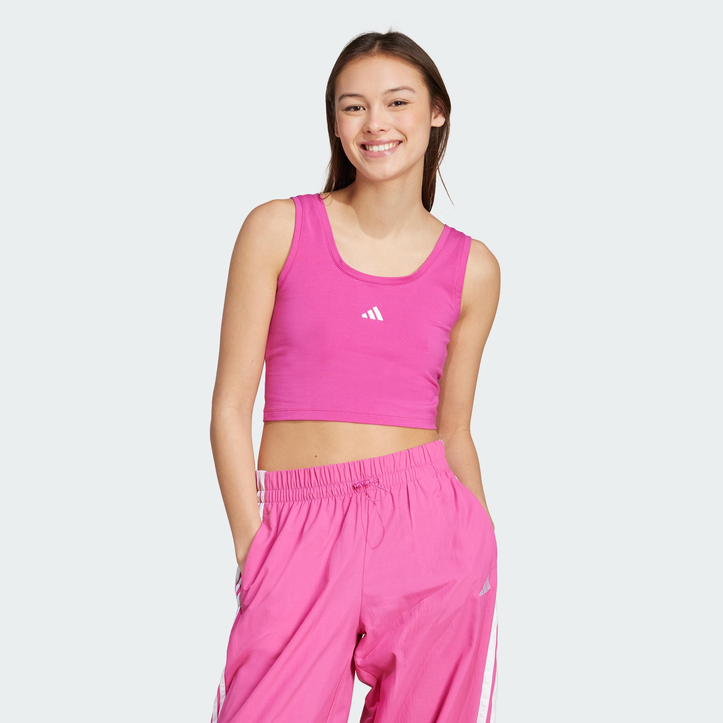 adidas Women's Camiseta de Tirantes Essentials Small Logo Cotton Lifestyle — view 13
