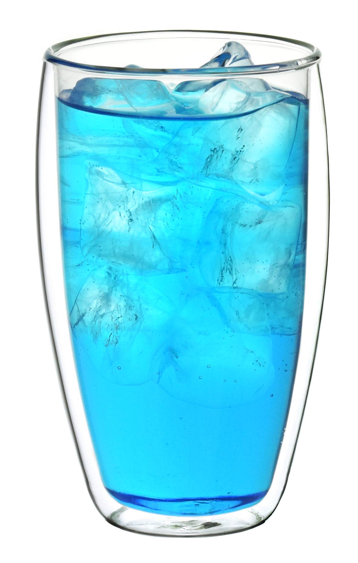 Creano Szklanki termiczne z podwójnymi ściankami, 250 ml, zestaw 12 sztuk, duże szklanki z podwójnymi ściankami, ze szkła borokrzemowego, szklanki do kawy, szklanki do herbaty, latte macchiato