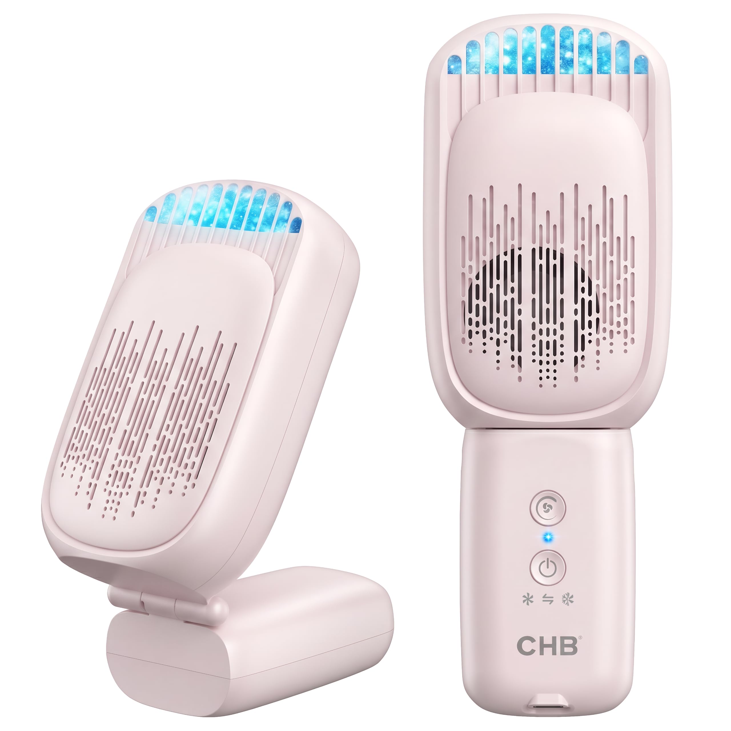 CHB ハンディファン 本体 Amazon | 携帯扇風機 冷却技術 瞬間冷風 -5℃体感 20時間連続稼働