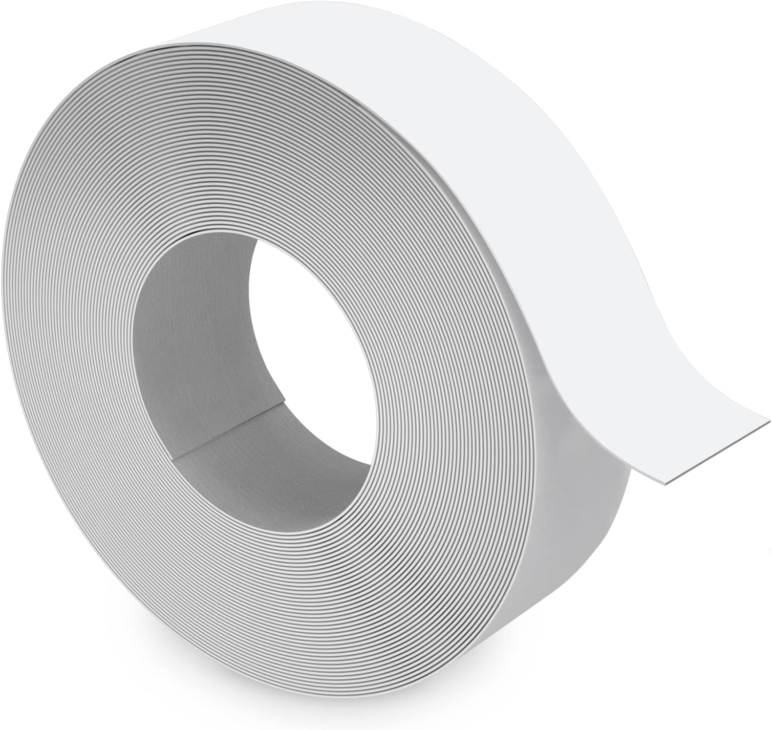 Melamine Edge Banding, 1 1/2 inch x 25ft roll of Veneer White Edge Banding Preglued, Wood Tape Banding for Cabinet Repair Furniture Restoration