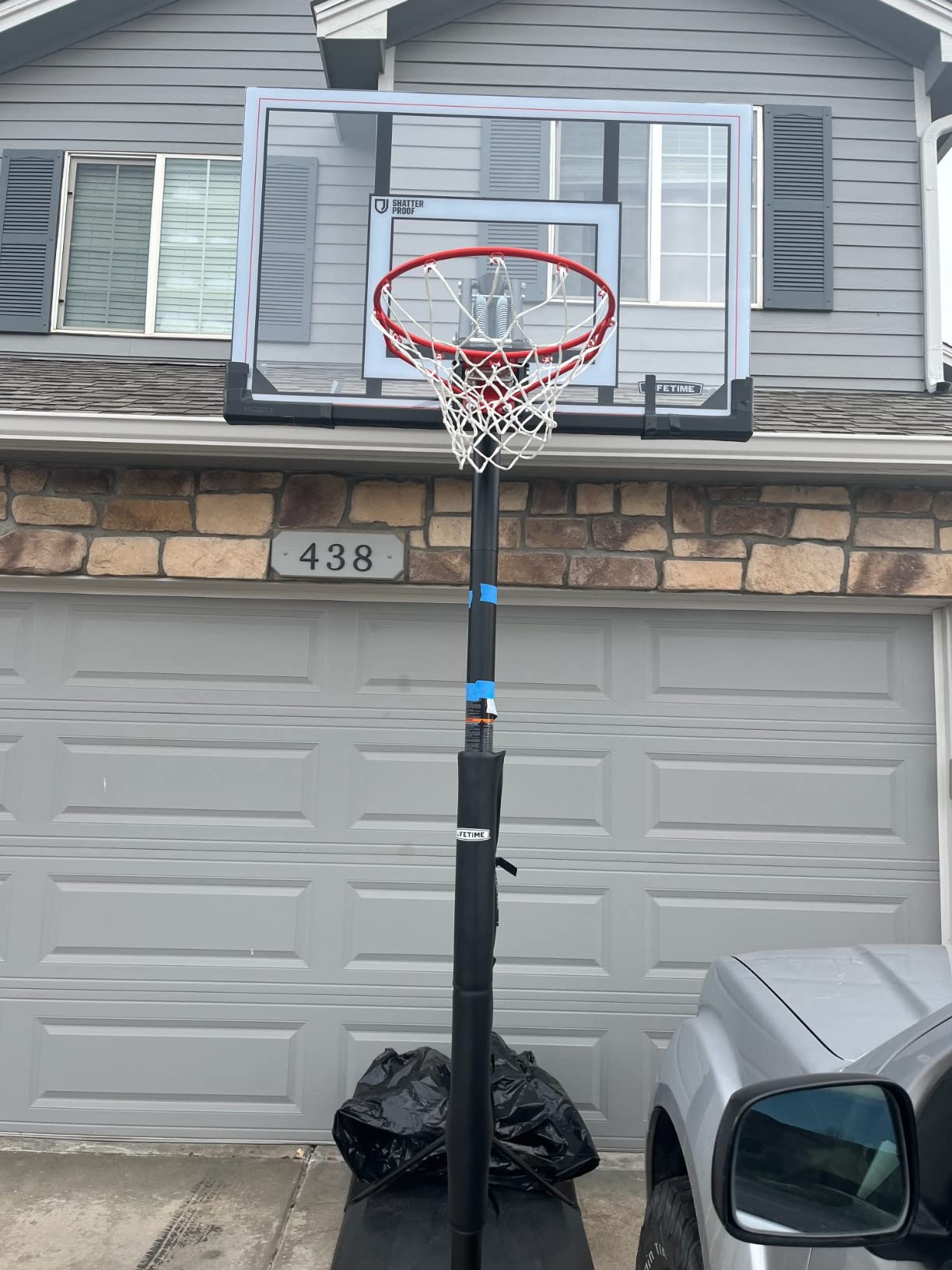 13/mo Finance Lifetime 51544 Front Court Portable Basketball System