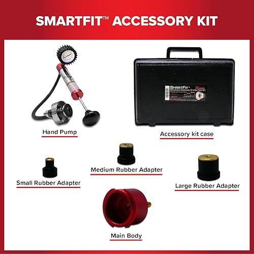 Miniatura 3 de 95-0700 SmartFit - Kit universal con bomba para prueba de sistemas de refrigeración