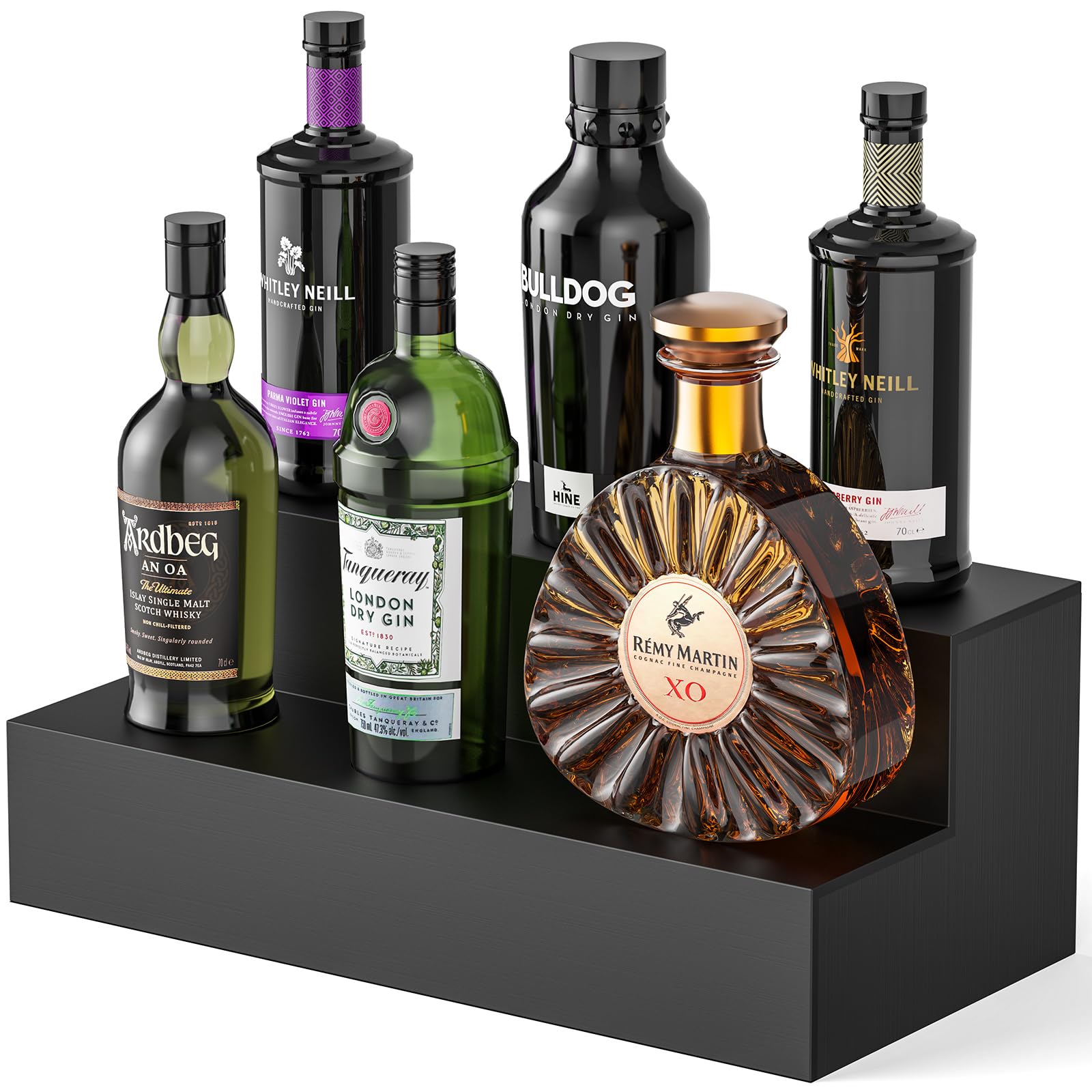 B4Life Display per Bottiglie di Alcool, Mensola in Legno Massello per Bottiglie di Liquore, Mensola per Liquore per la Casa, Mensola da Bagno per Liquore, Mensola per Liquori, Display per Bottiglie
