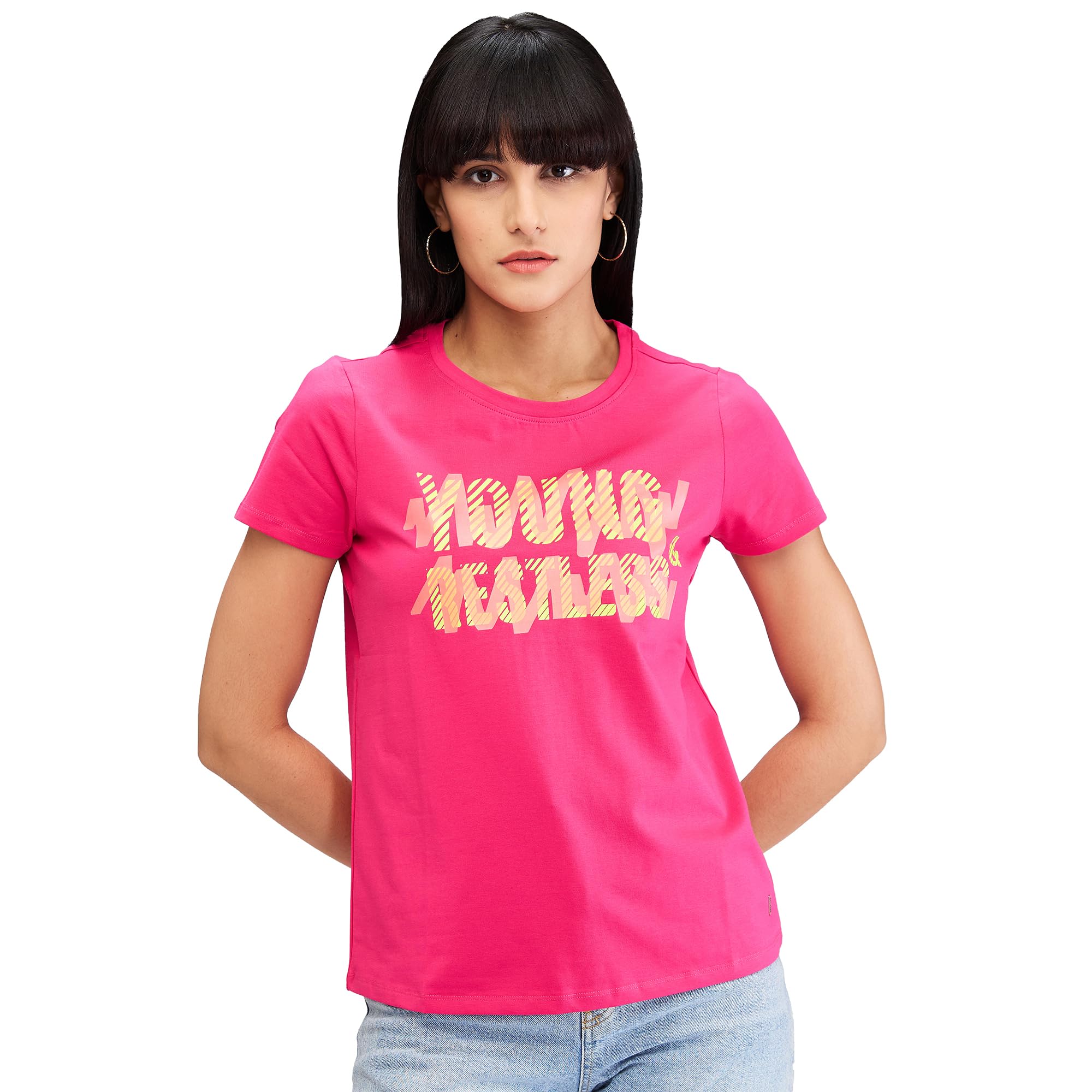 Spykar Women Tshirt in neutral