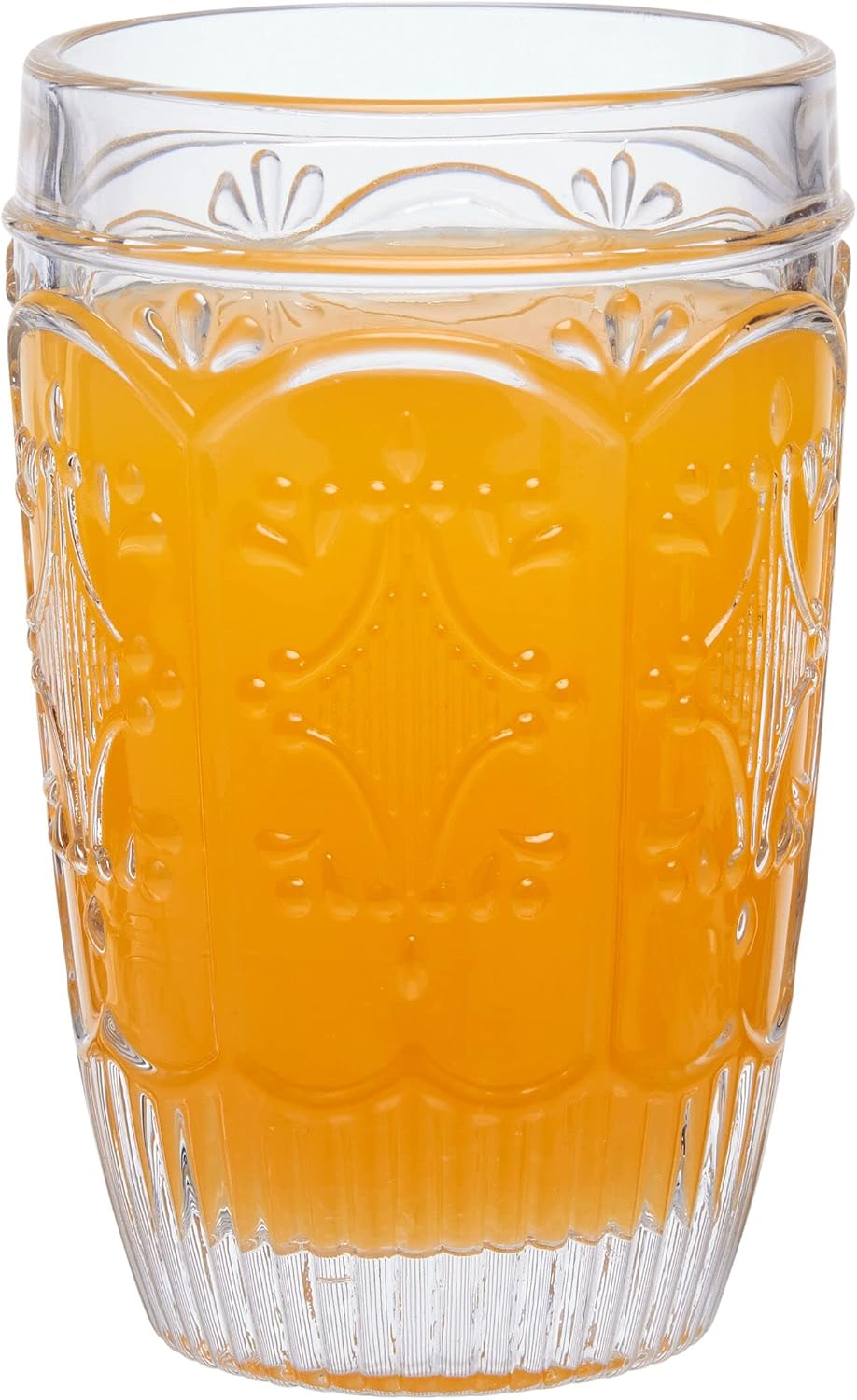 Fitz & Floyd Fitz and Floyd Trestle Highball Tumbler Cups, Set of 4, Clear