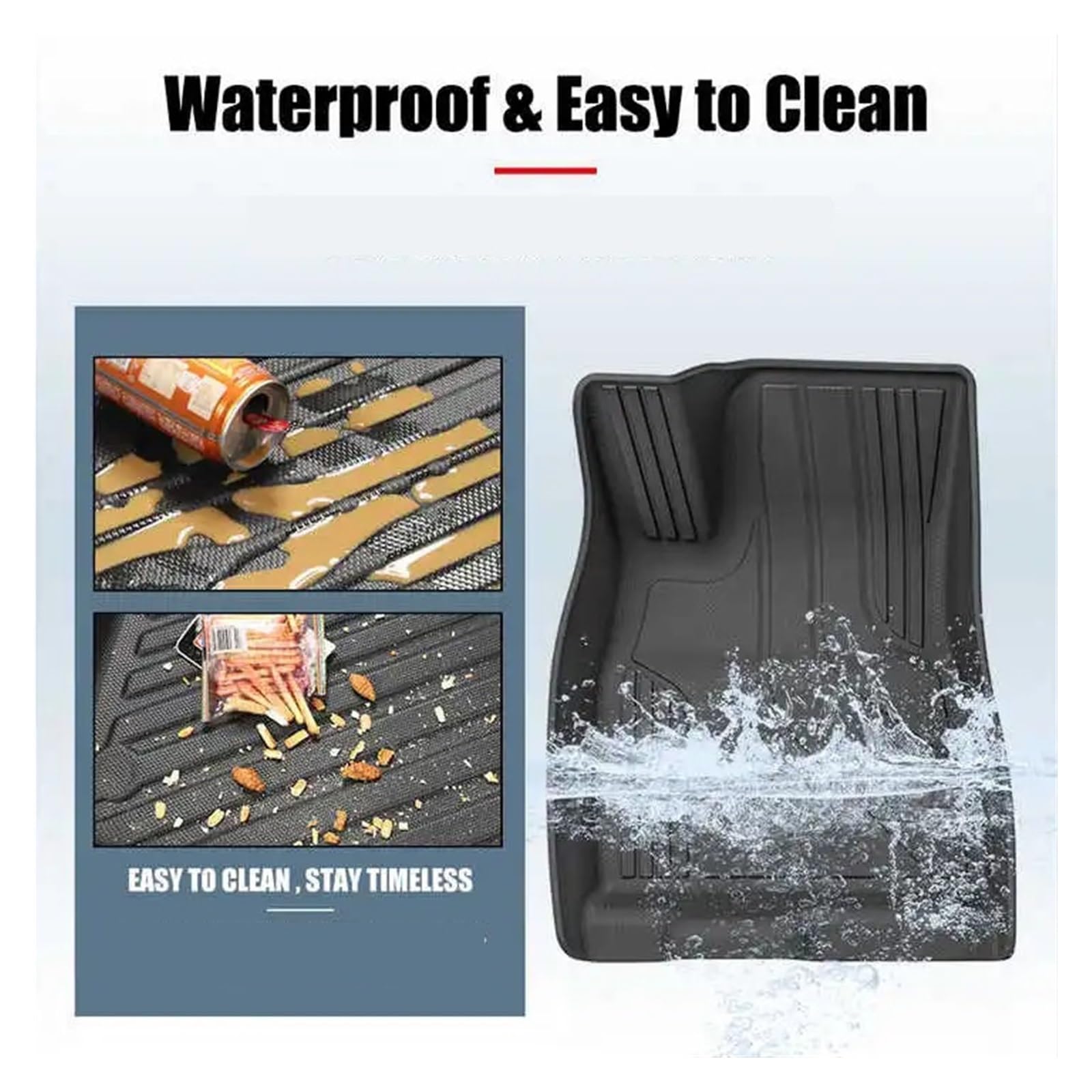 Custom TPE 3D Car Floor Mat Compatible with Toyota Yaris 4th 2019-2025 RHD LHD Fuel Waterproof Non-Slip Car — view 7