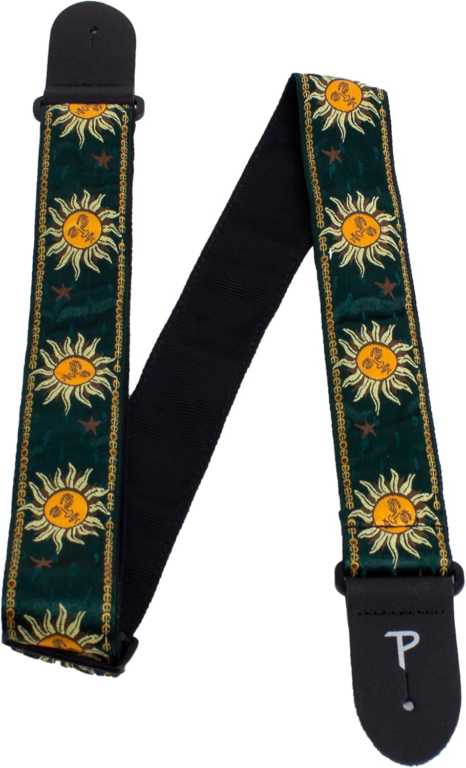 Perri's Leathers Ltd. Adjustable Leather Guitar Straps - Stylish, Comfortable Straps for Electric, Acoustic, and Bass Guitars