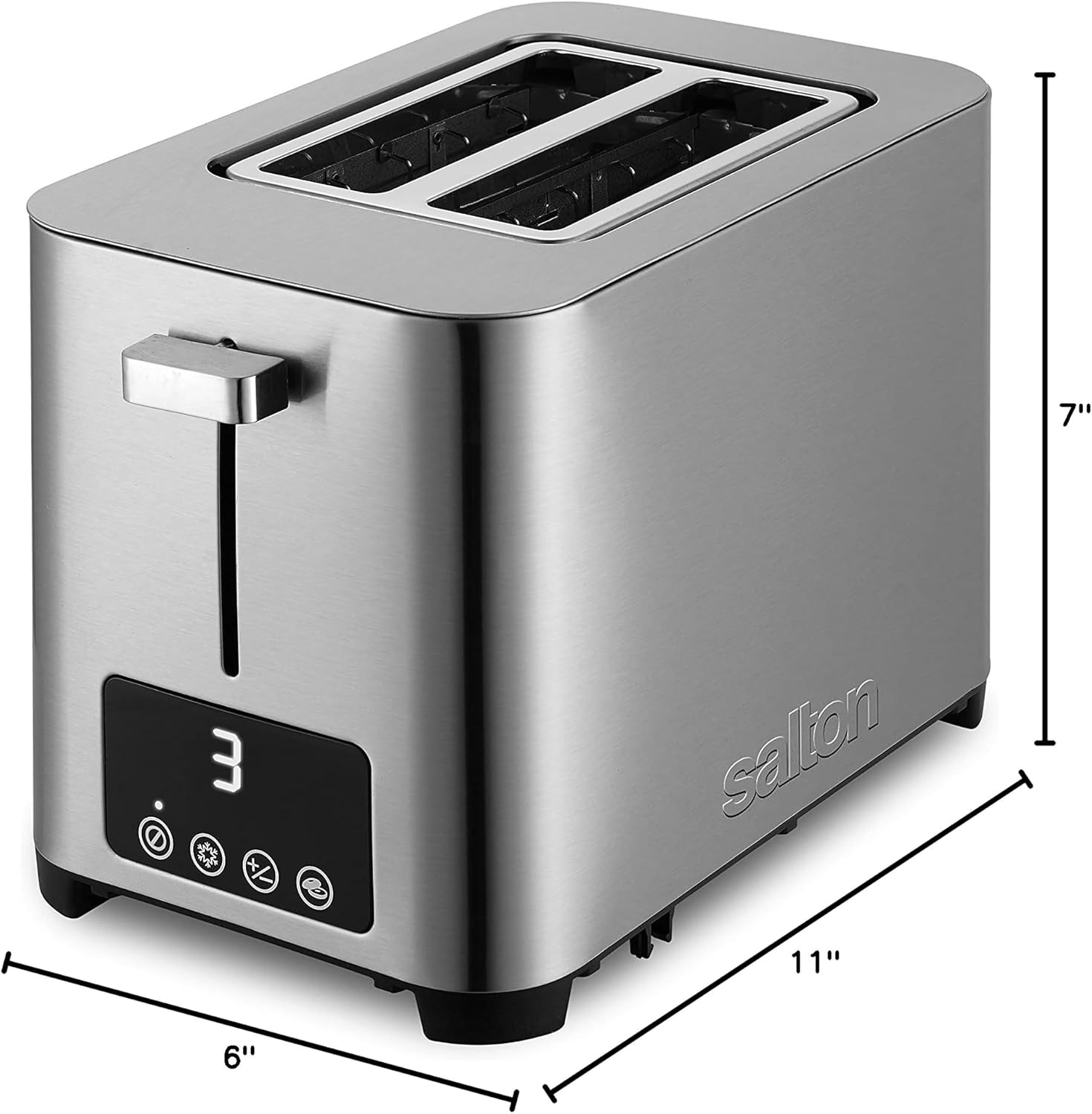 Salton ET2072 Toaster, Stainless Steel
