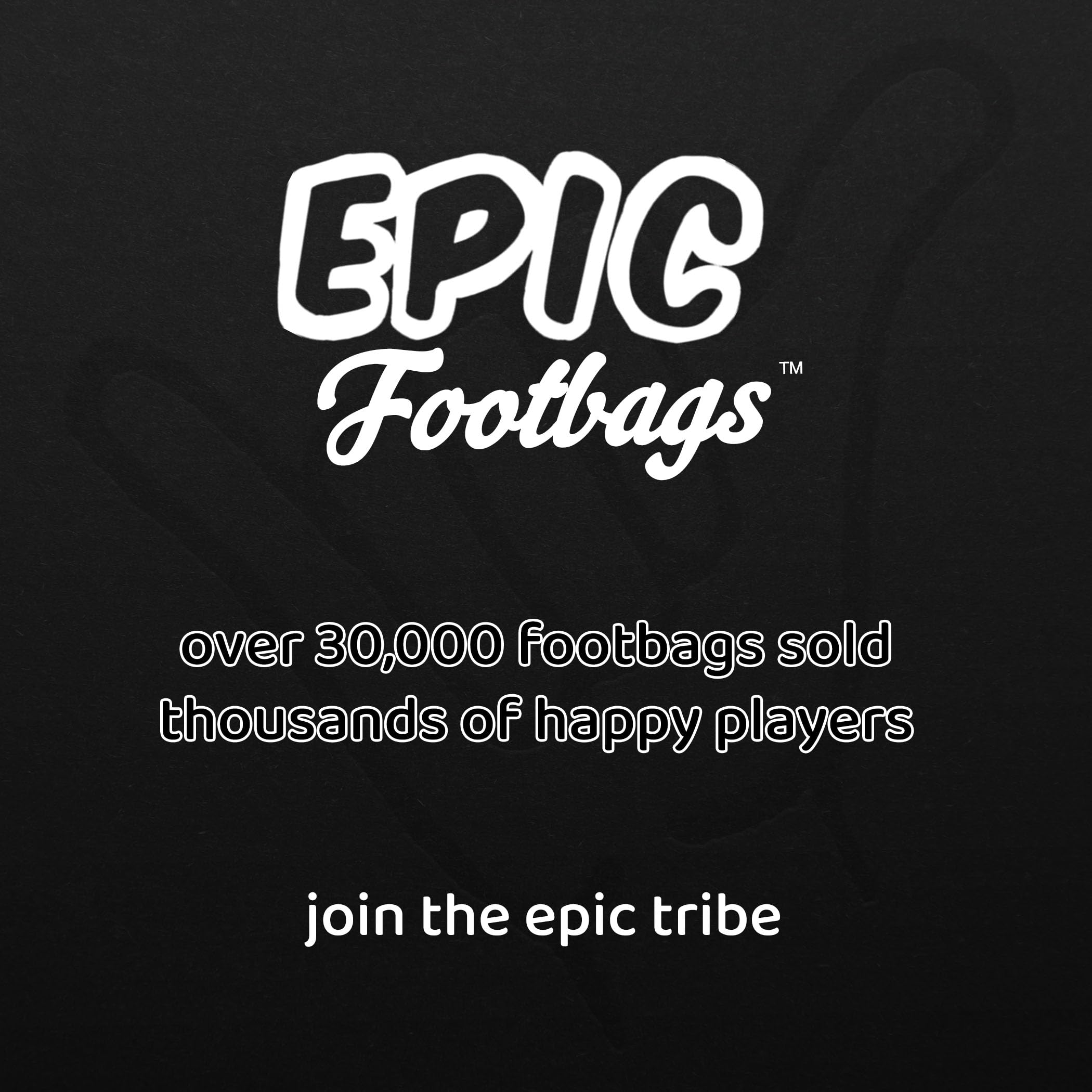 Epic Hacky Sack Balls, 3 Footbag Gift Set with Storage Tube