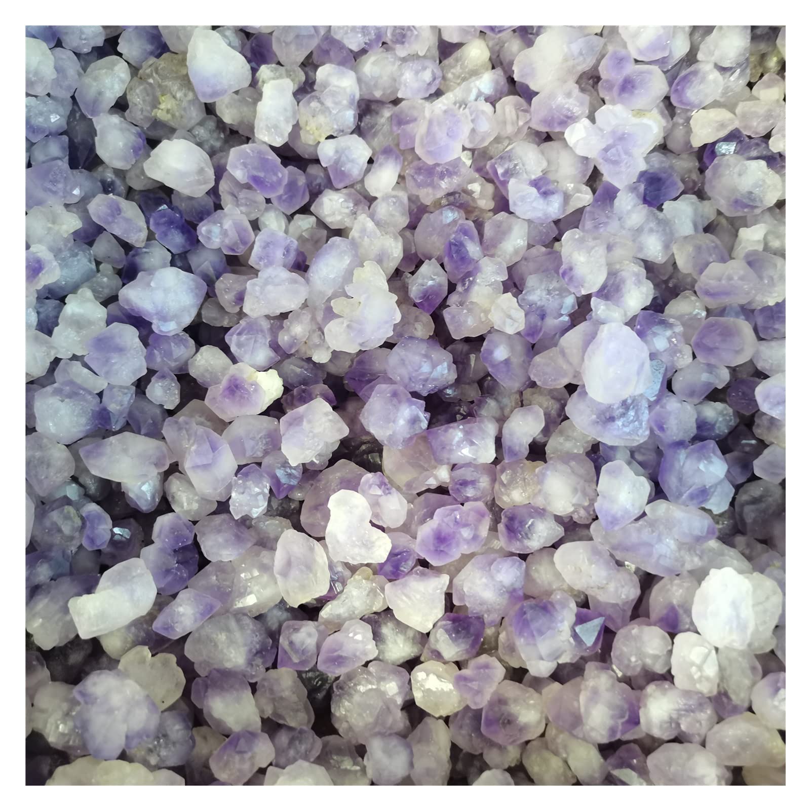 Amethyst Rohstein 50 / 100g Natürlicher Amethyst Roher Quarz Kleine Cluster Heilung Reiki Stein Kristall Point Probe Wohnkultur Rohkristalle Mineralien (Size : 500g)