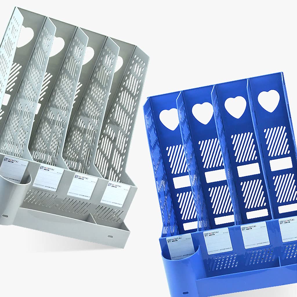 portadocumenti cremagliera Plasic File Rack Multi-Layer Forniture for ufficio Autore del file Multifunzionale Creativo Creativo Sortante di smistamento Scaffale DATA DATA CRESCHE DI FILE Per l'organiz