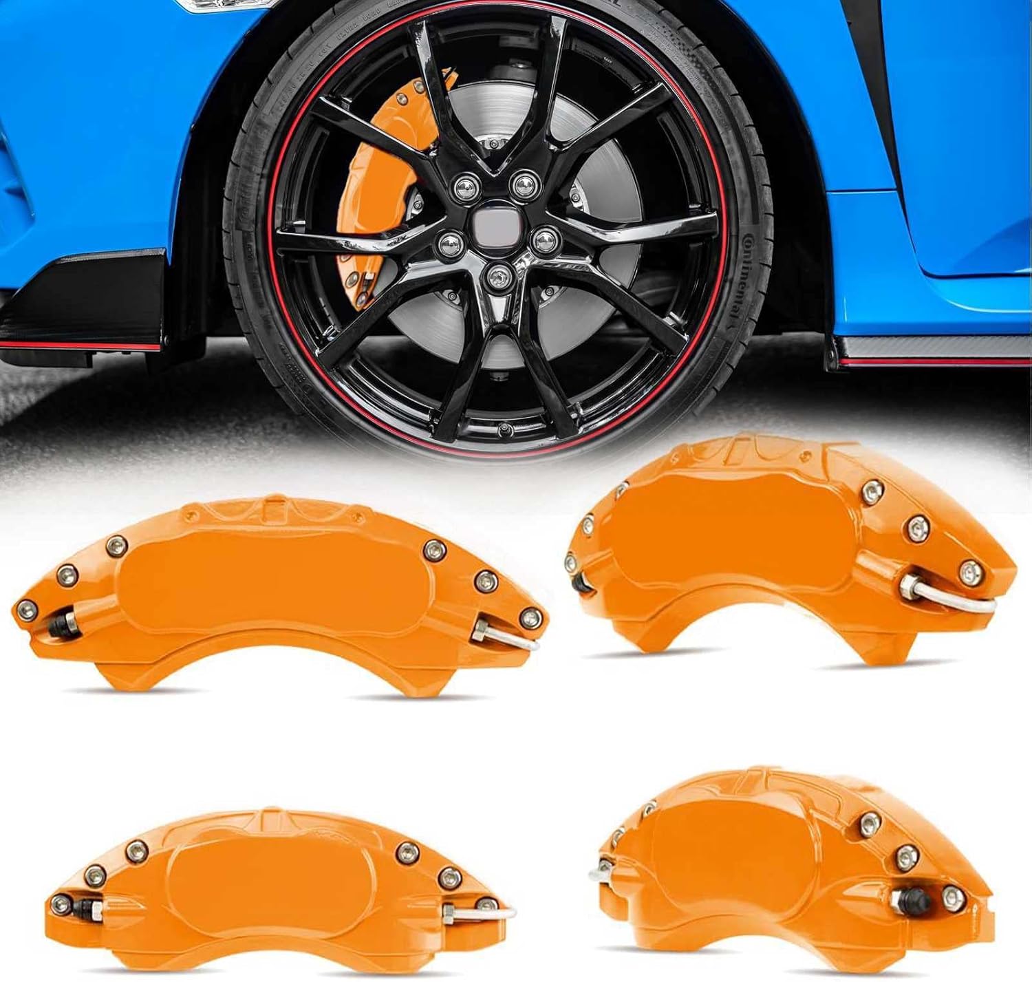 Amazon.co.jp キャリパーカバー ホンダ アコード 10代目 CV3型に適用 専用 アルミ製 ホイール内部カバー ブレーキ