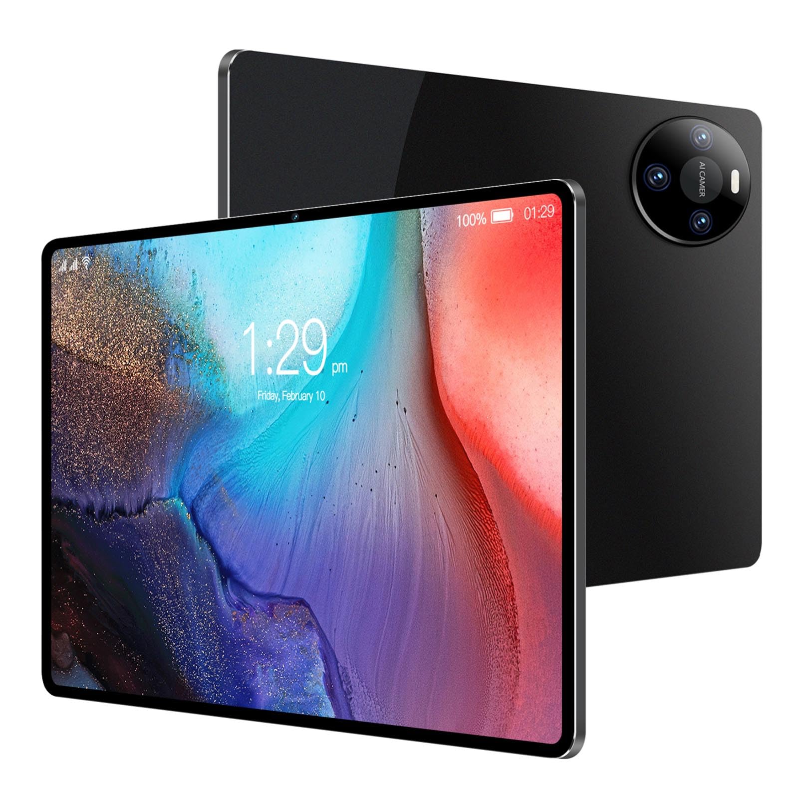 Domary Tablet Tablet PC WiFi 10 Pollici 8 GB 256 GB Snapdragon 870 14 5G WiFi BT 5.0 8000 MAh con Schermo 1960 X 1200 Doppia Fotocamera per Riunioni in Ufficio a Casa (Unione Europea)