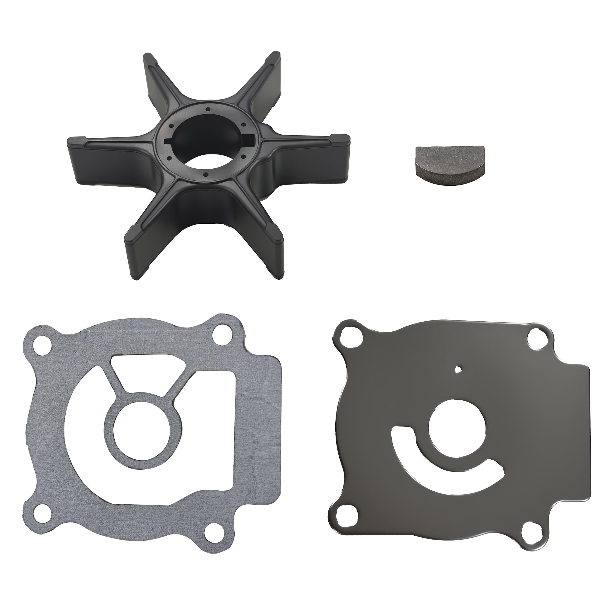 MARKGOO 17400-96354 Water Pump Impeller Repair Kit for Suzuki Outboard 20 25 30 35 40 50 HP DT20 DT25 DT30 DF25 DF30 DF40 DF50 DT25C DT30C DT35 DT40C Boat Engine Service Parts Replacement 17400-96353