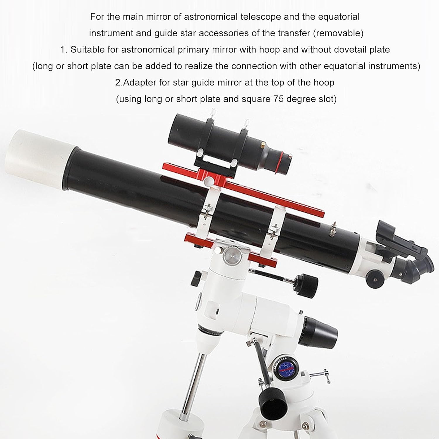 Telescope Scope Adapter Mount Base Aluminum Alloy Vixen Style Dovetail Saddle Clamp for Telescopes and Cameras