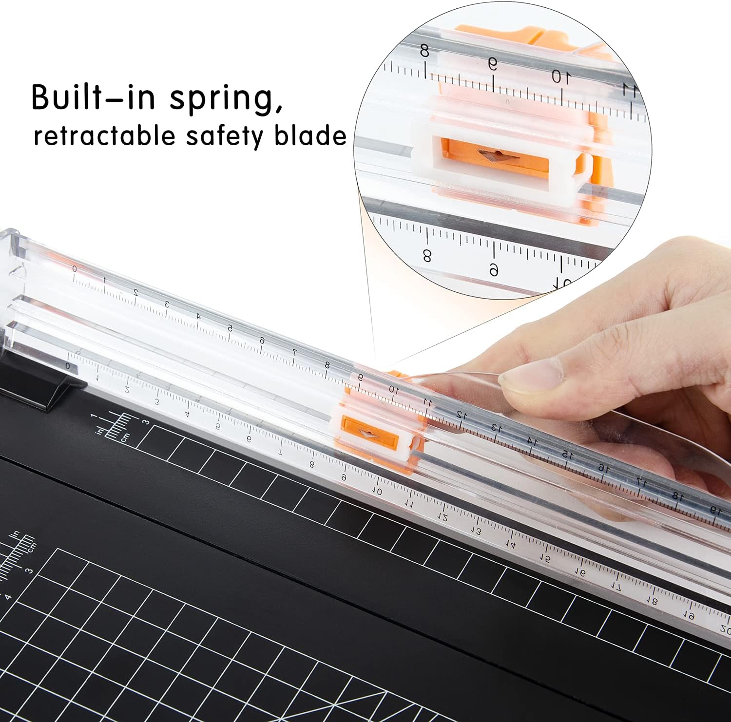 ArtAt Paper Cutter Replacement Blades: A4 Paper Trimmer Replacement Blade Refill with Automatic Security Safeguard (4 Pack) : Office Products