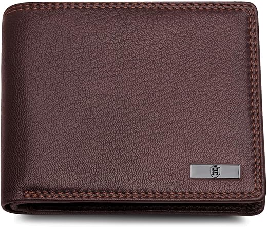 Hornbull Men’s Stella Brown Genuine Leather RFID Blocking Wallet