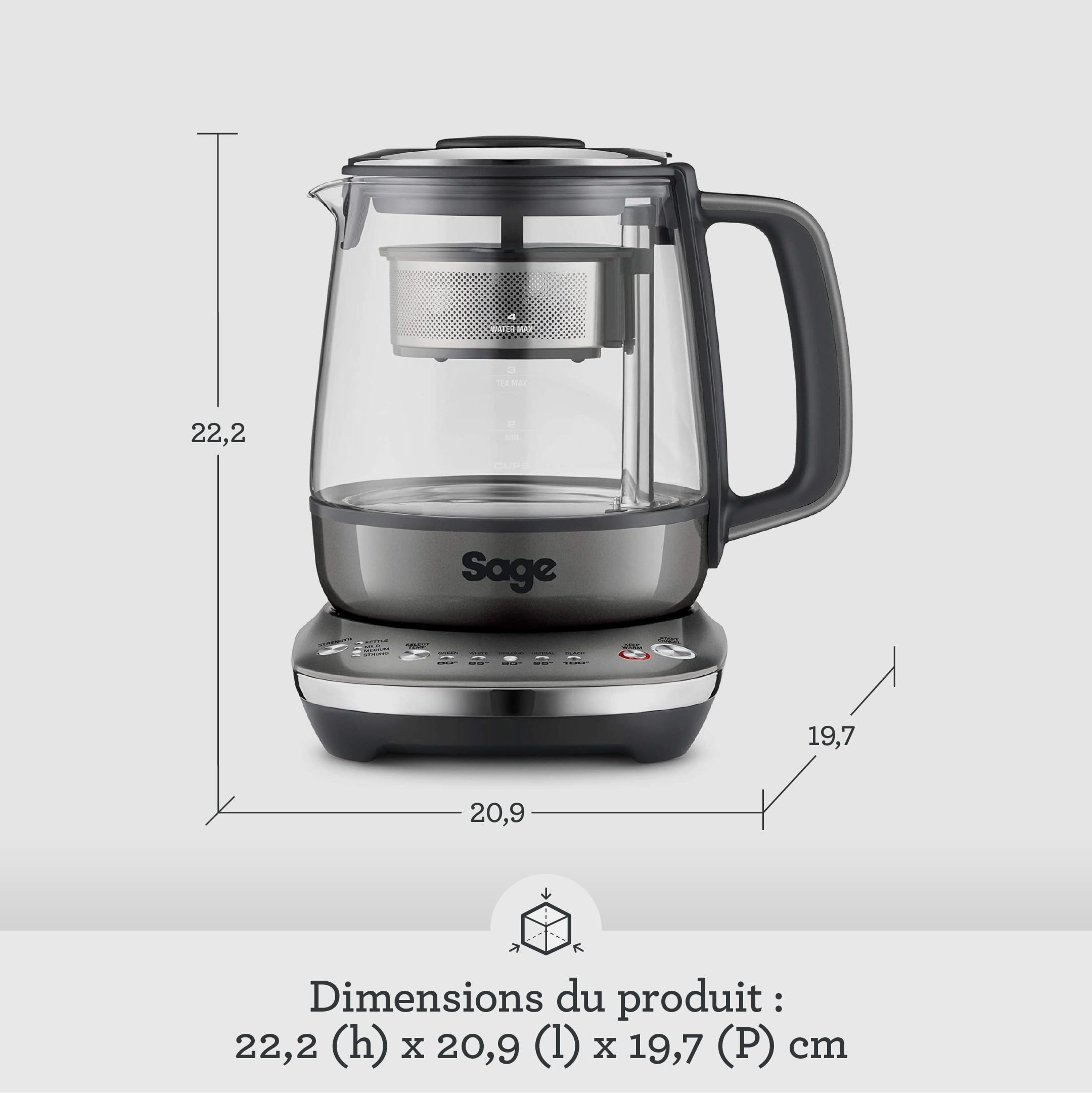 Sage - The Tea Maker Compact - Smart Tea Infuser Ireland - View #5