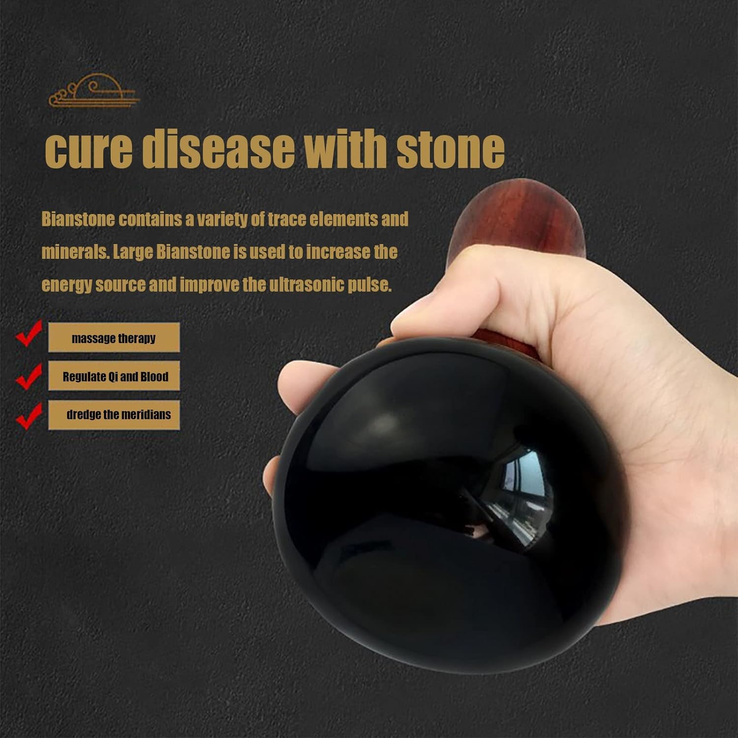 DKULMN Masajeador Eléctrico de Piedras Calientes, Masajeador Térmico Gua Sha, Piedras de Masaje Calientes Piedras de Masaje con Kit Calentador para Masaje