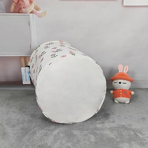 Miniatura 314 de LANGYASHAN Contenedor de almacenamiento, cesta organizadora plegable de tela de lona para ropa sucia, contenedores de juguetes, cestas de regalo, Un