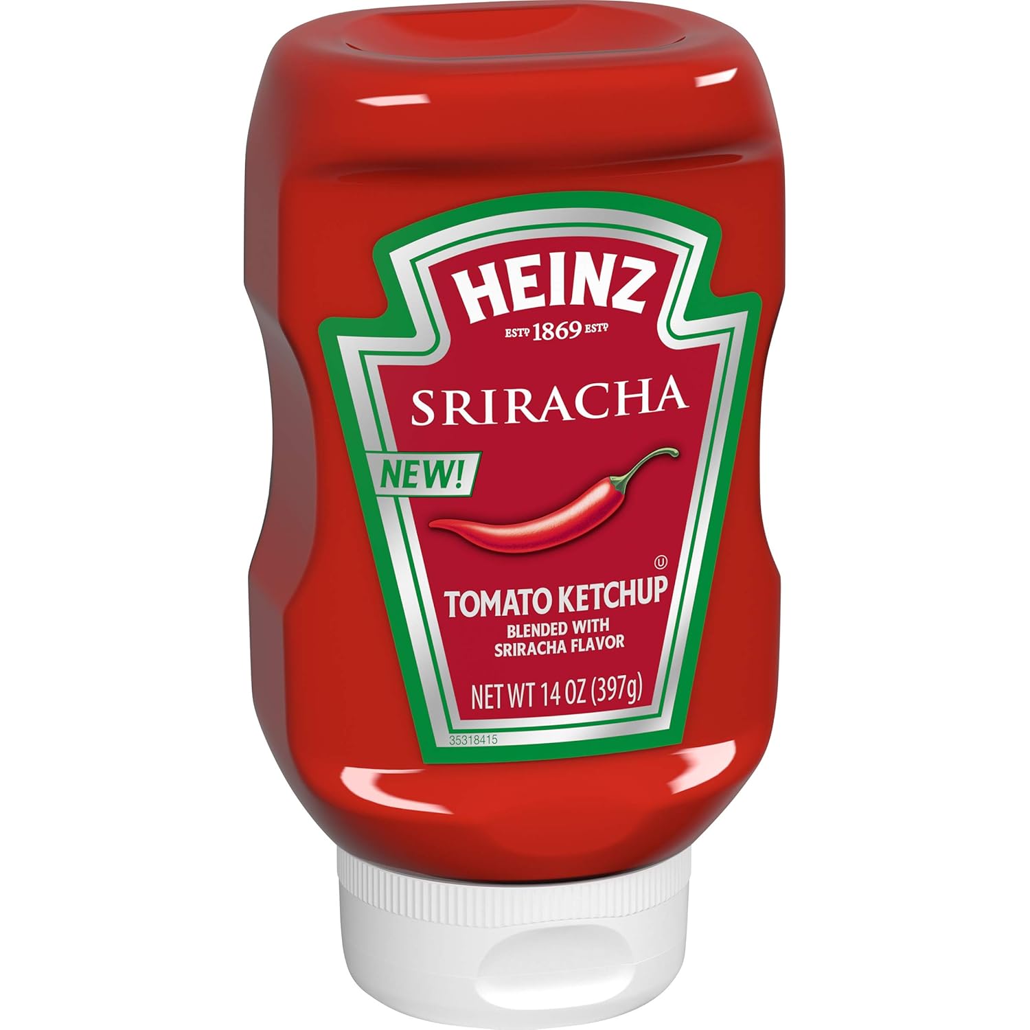 Heinz Sriracha Tomato Ketchup (14 oz Bottle)