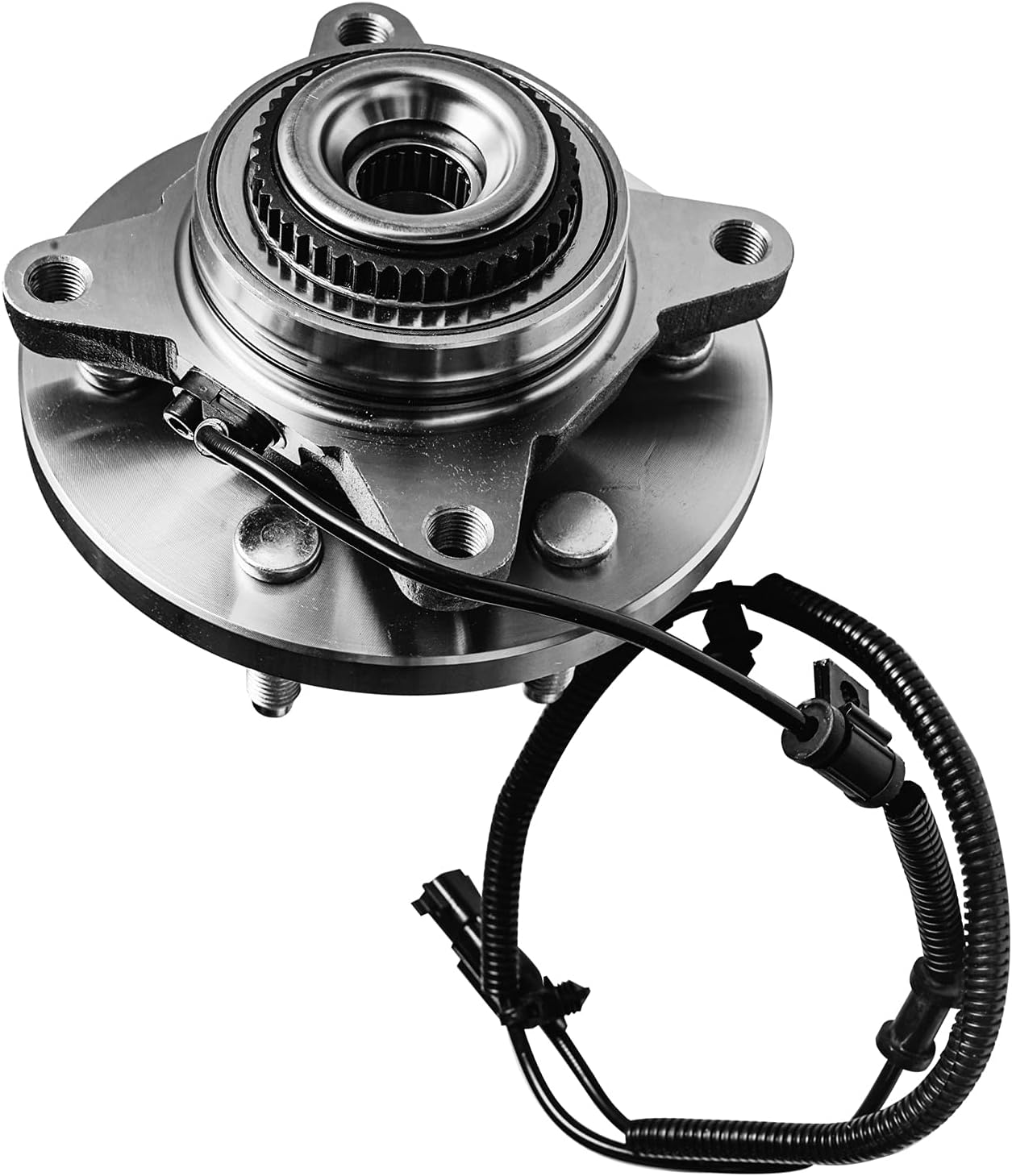 Detroit Axle - 4WD Front Wheel Bearing Hub for 11-14 Ford F-150 Expedition Lincoln Navigator, Replacement 2011 2012 2013 2014 F-150 Expedition Navigator Wheel Bearing and Hub Assembly