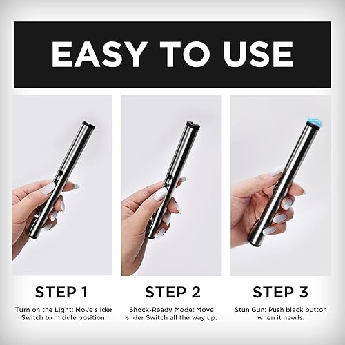 Miniatura 3 de Guard Dog Security Enlight - Pistola aturdidora con linterna, dispositivo de autodefensa, indicador de duración de la batería, clip para cinturón