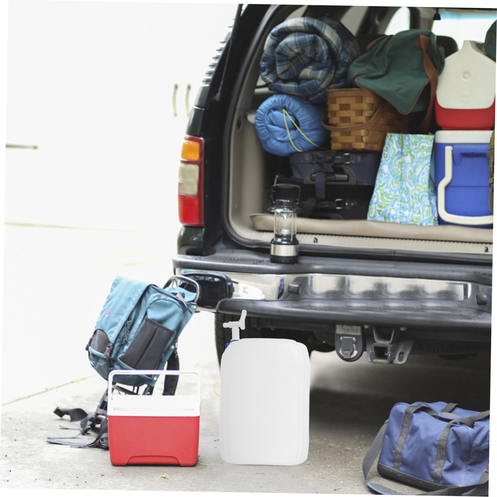 Tanica Acqua 20l con Rubinetto, Hdpe Resistente, Design Anti-Perdita, Portatile per Campeggio e Viaggio all’Aperto