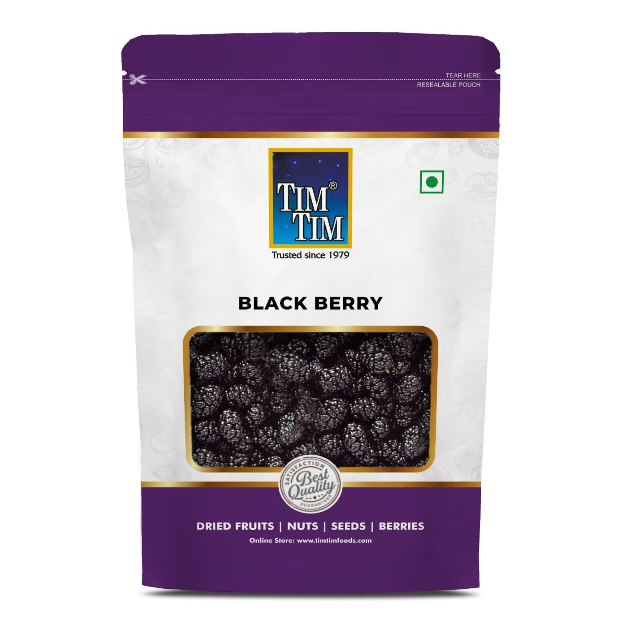 Tim Tim Black berry– Sun-Dried & 100% Natural | Immunity Boosting Superfruit | No Added Sugar 250g-image-17
