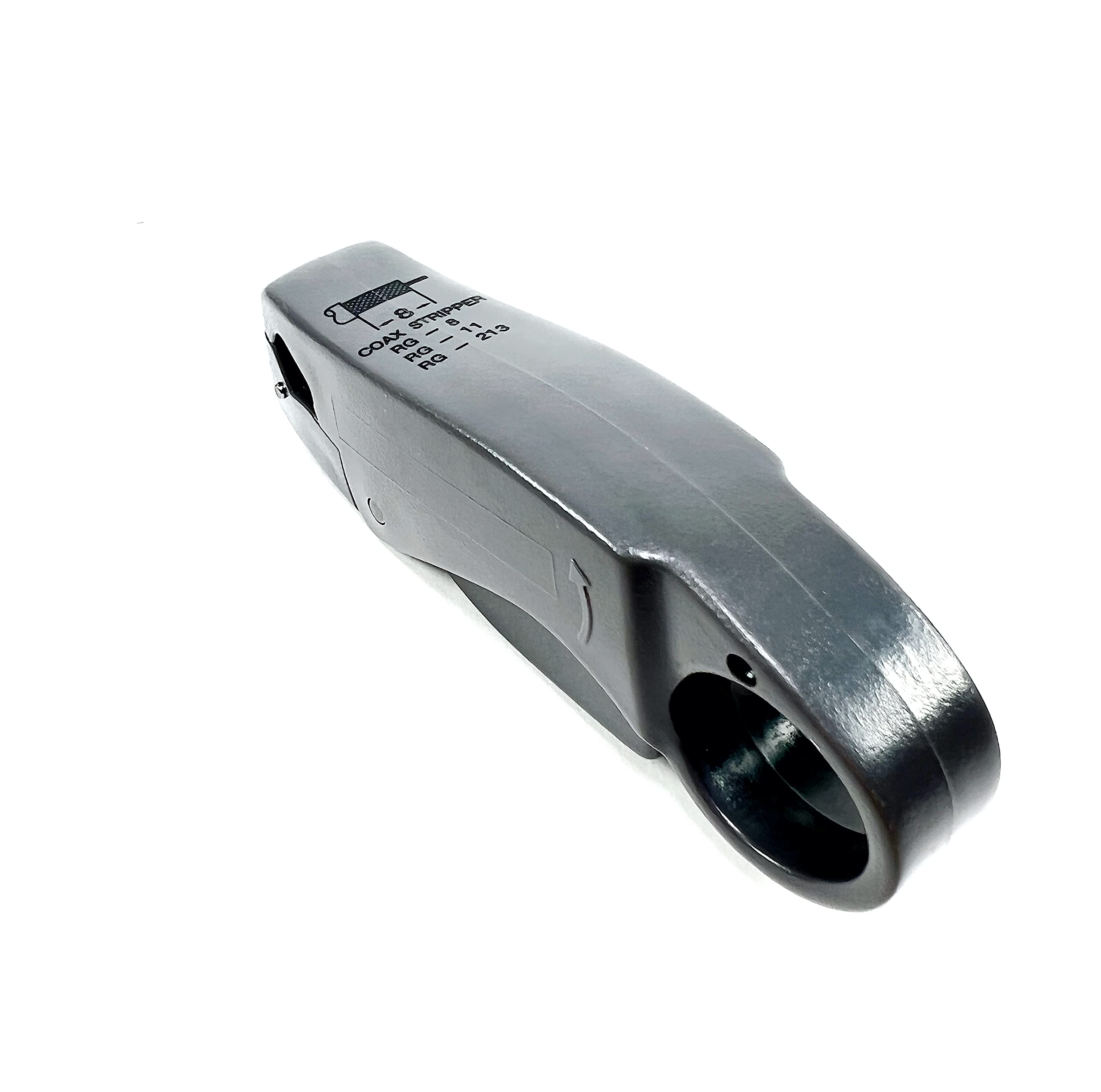 GIZWIZ 2-Blade Adjustable Rotary RF Coaxial Cable Wire Stripping Tool RG8 RG11 RG213 G-322S