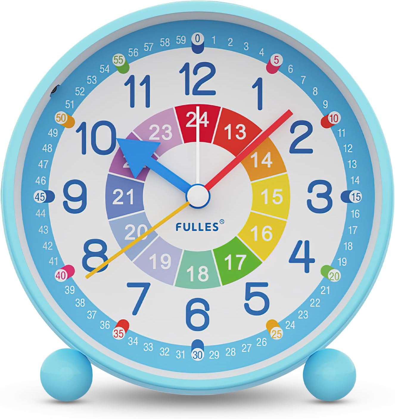 Atlanta Kinderwecker Rosa - Leises Design Ohne Ticken Für Mädchen