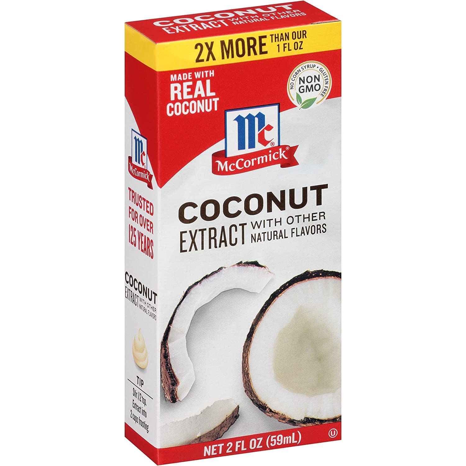 McCormick Coconut Extract, 2 Fl oz (Pack of 6)
