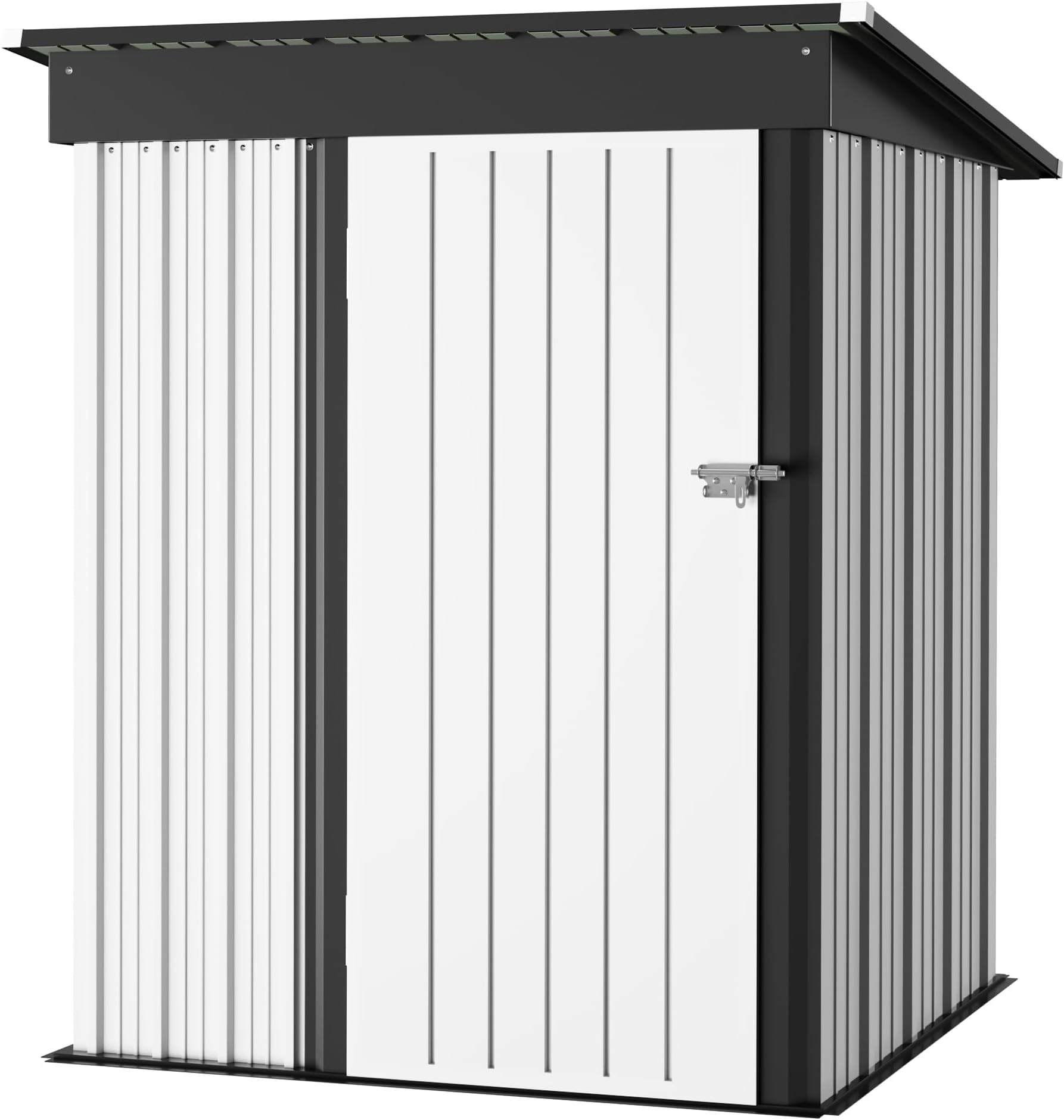 Polar Aurora Outdoor Storage Shed, Metal Garden Shed for Tool Storage Shed for