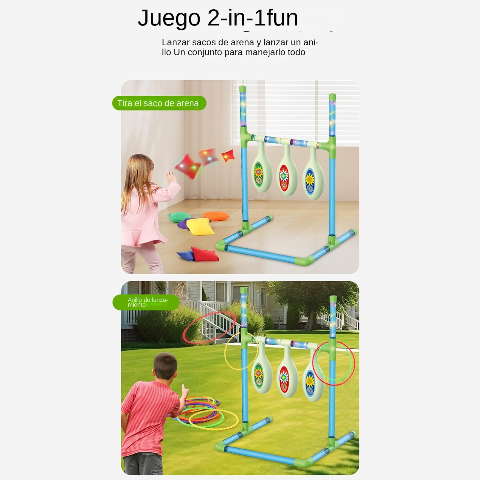 Lancio Sacchetti per Bambini Attività Interattive Divertenti | con Sacchetti per Bambini per Interni Casa Giardino Cortile Esercizio Allenamento Festa Famiglia Adulti Ragazzi Ragazze