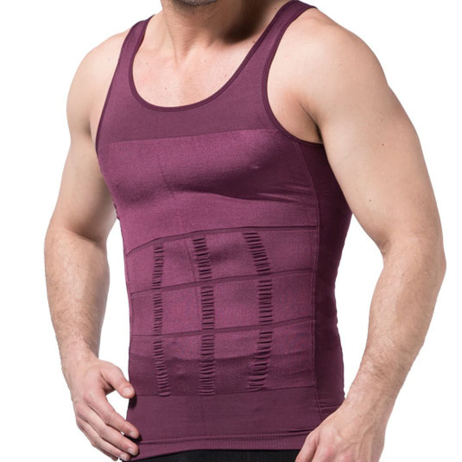 Herren-Kompressionsshirt zum abnehmen der Taille, atmungsaktiv, Bauchkontrolle, Shapewear, top, Fitness, Body Shaper, Weste, Workout