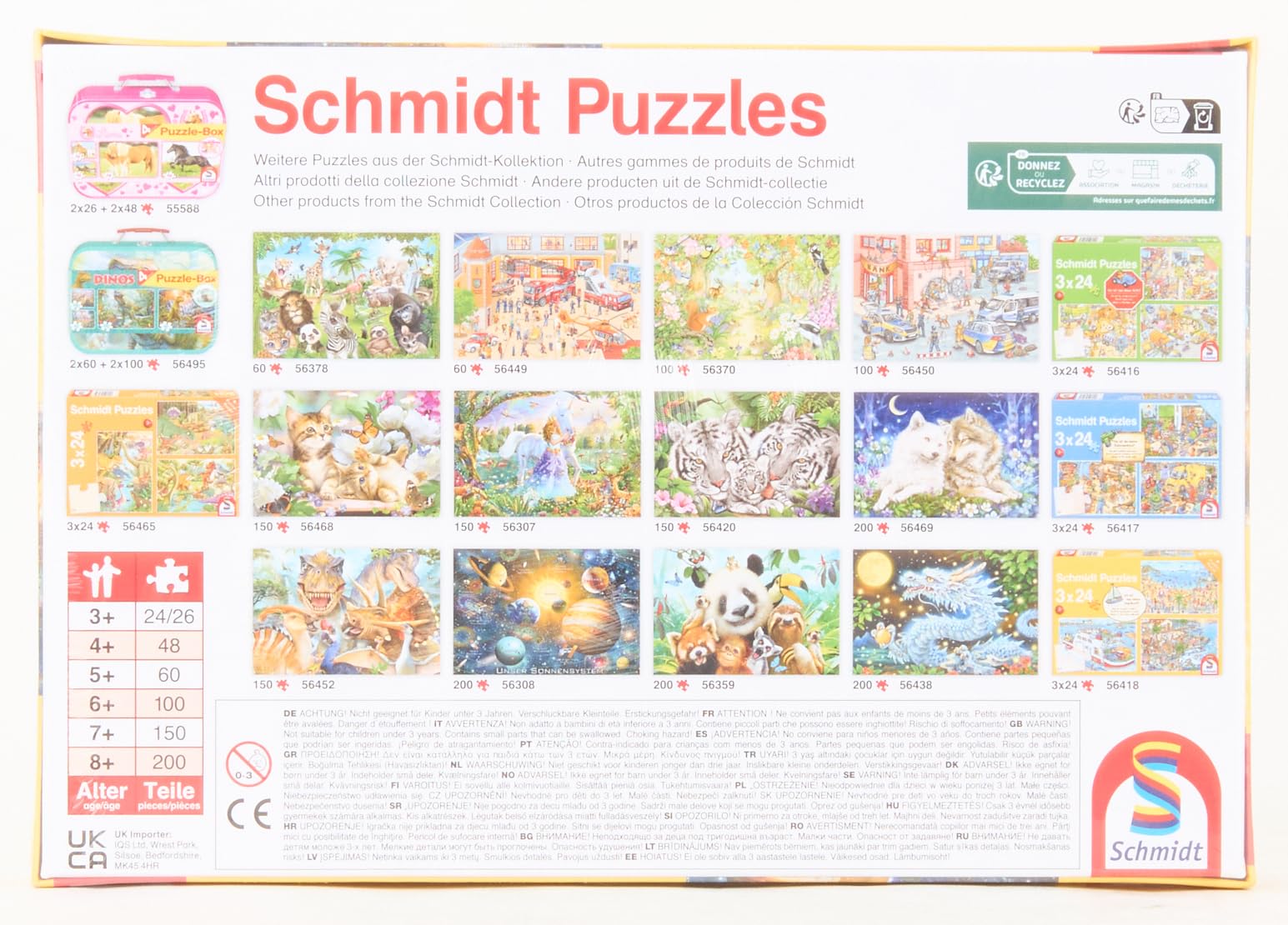 Schmidt Spiele-Il nostro Sistema Solare, Puzzle per Bambini da 200 Pezzi, Multicolore, 56308
