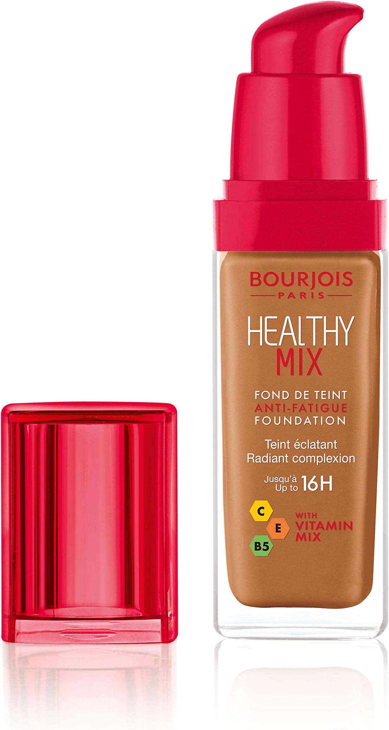 Healthy Mix Anti-Fatigue Medium coverage Liquid Foundation 61 Golden, 30ml