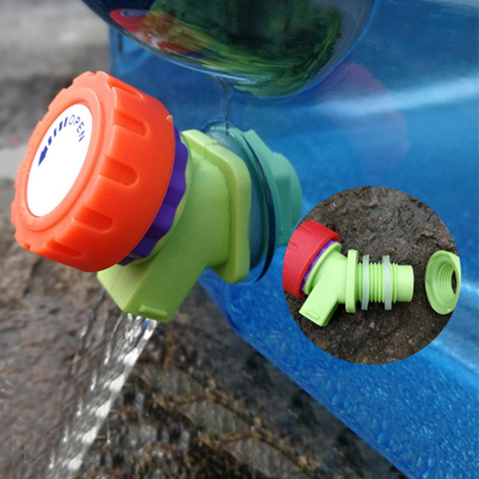 Contenitore Per Acqua Con Rubinetto, 5/8 Litri Tanica Per Acqua Con | Rubinetti, Tanica Per Acqua Da Campeggio, Secchio Per Acqua Con Maniglia, Serbatoio Per Acqua Potabile Per Cucina, campers, F