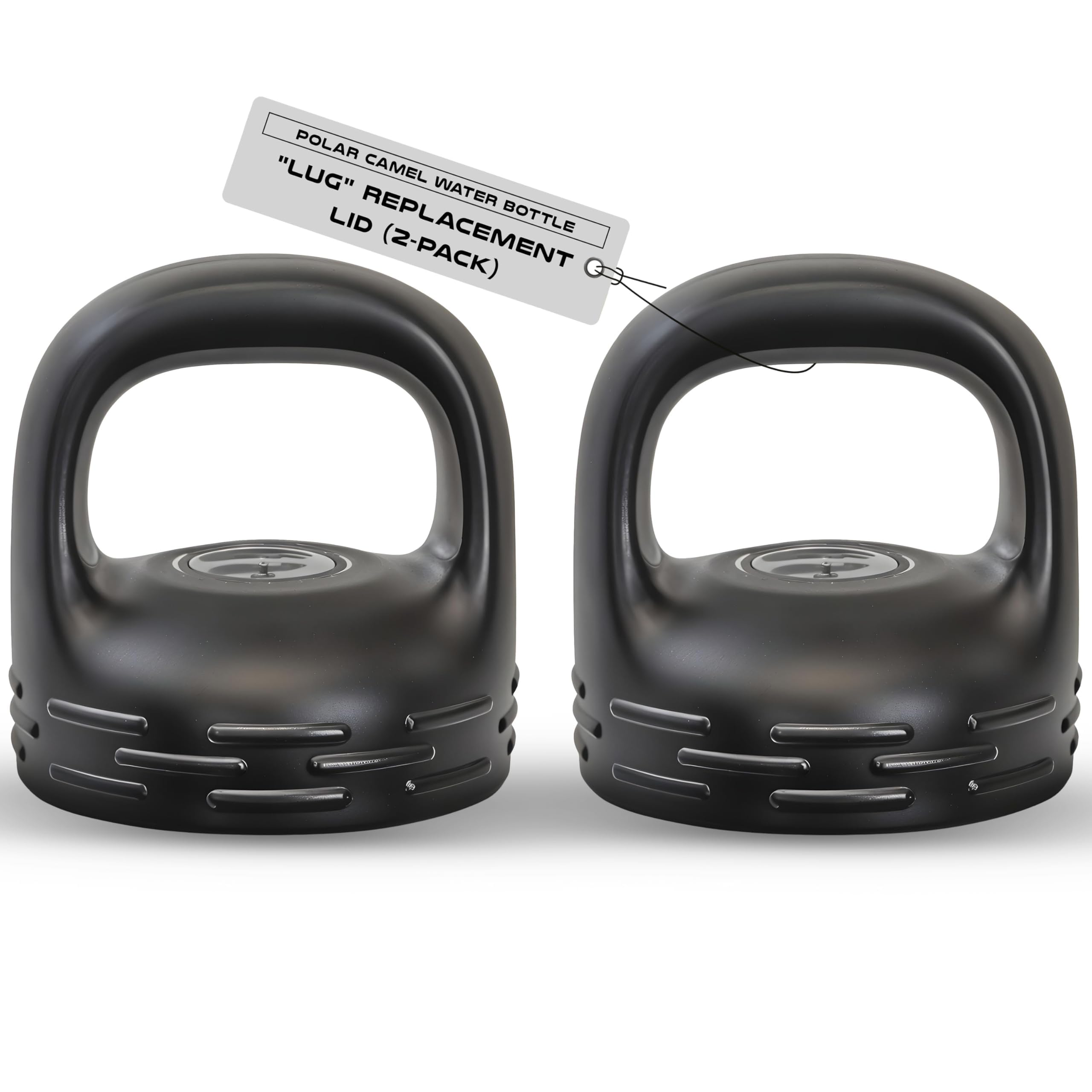 Polar Camel Lid Replacement 12oz 20oz 32oz 40oz - Polar Camel Water Bottle Lid Replacement, Lug Water Bottle Spare Lids - 2 Pack