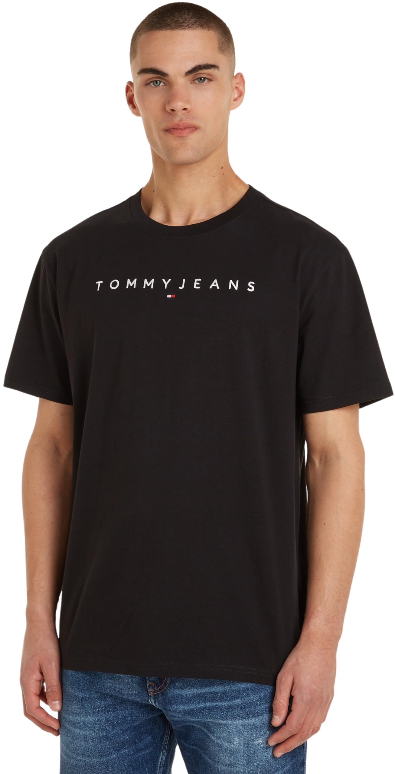 Tjm Reg Linear Logo Tee Ext T-shirt Erkek