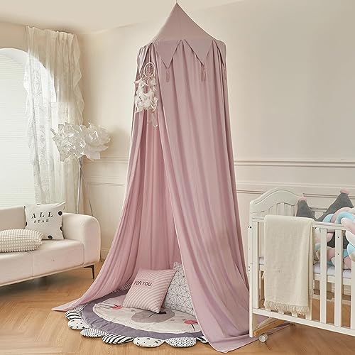 Miniatura 5 de Toldo de cama para niñas, cortina de cama para niños, decoración de habitación, casa colgante, castillo, rincón de lectura, tienda de ensueño,